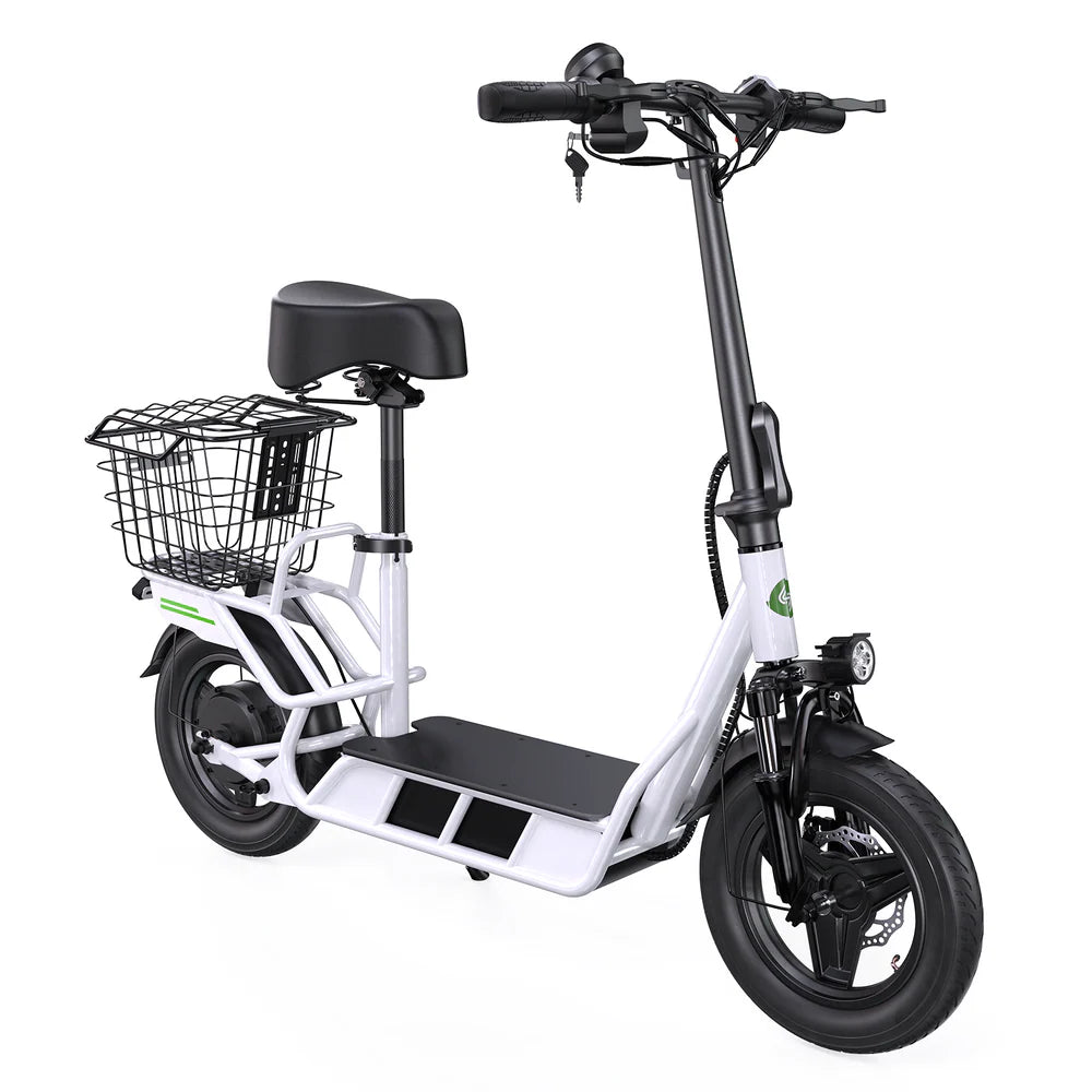 isinwheel Hyper X Electric Scooter with Seat & Basket 700W