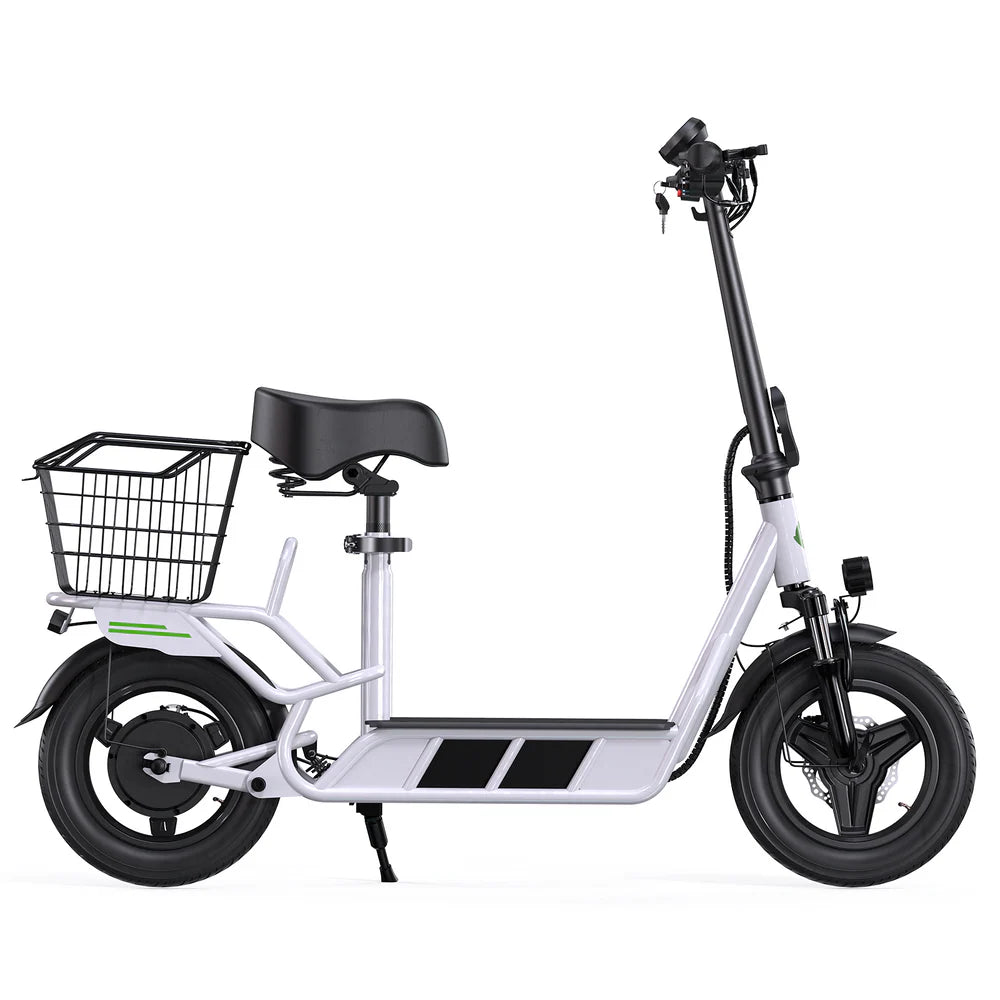 isinwheel Hyper X Electric Scooter with Seat & Basket 700W