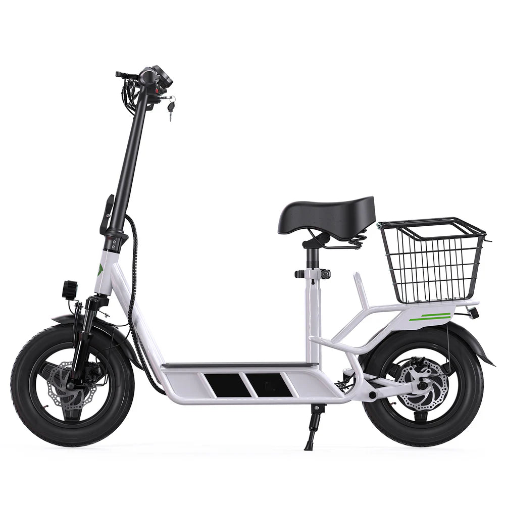 isinwheel Hyper X Electric Scooter with Seat & Basket 700W