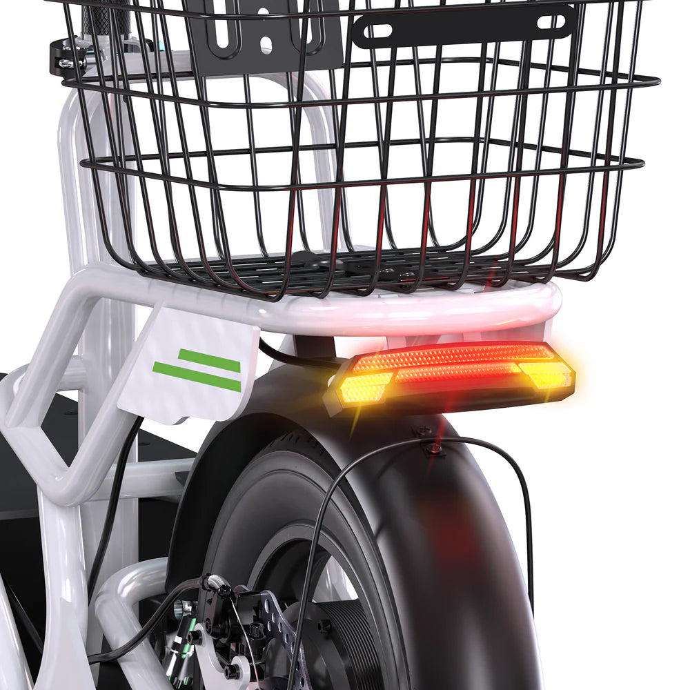 isinwheel Hyper X Electric Scooter with Seat & Basket 700W
