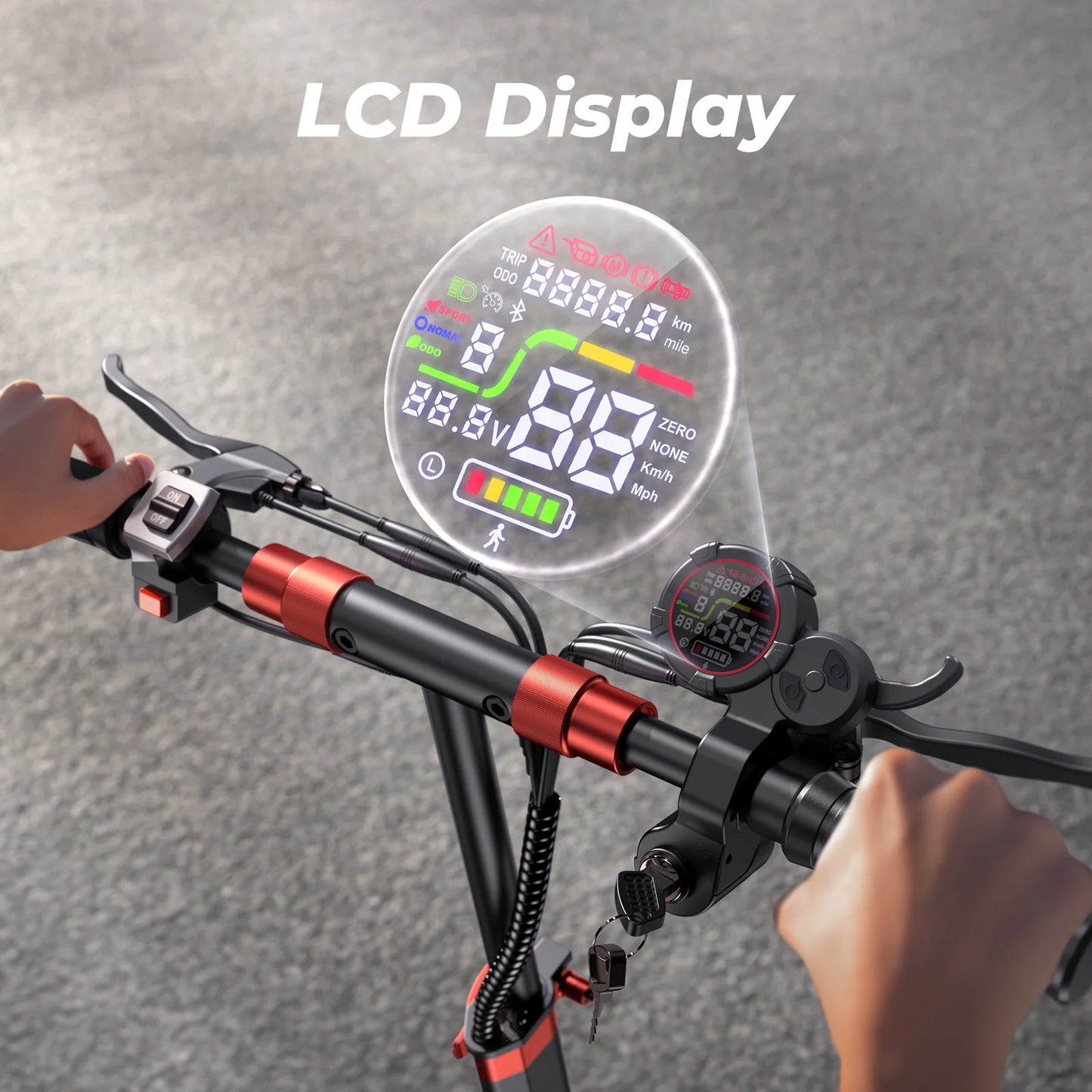 iScooter iX5S 1000W Off Road Electric Scooter