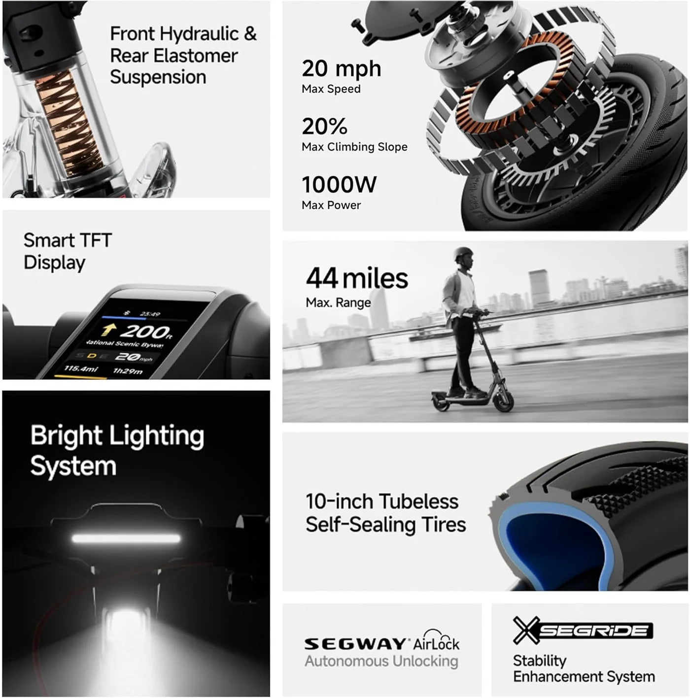 Segway F3 Electric Scooter