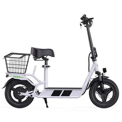 isinwheel Hyper X Electric Scooter with Seat & Basket 700W