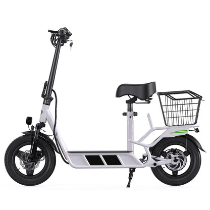 isinwheel Hyper X Electric Scooter with Seat & Basket 700W