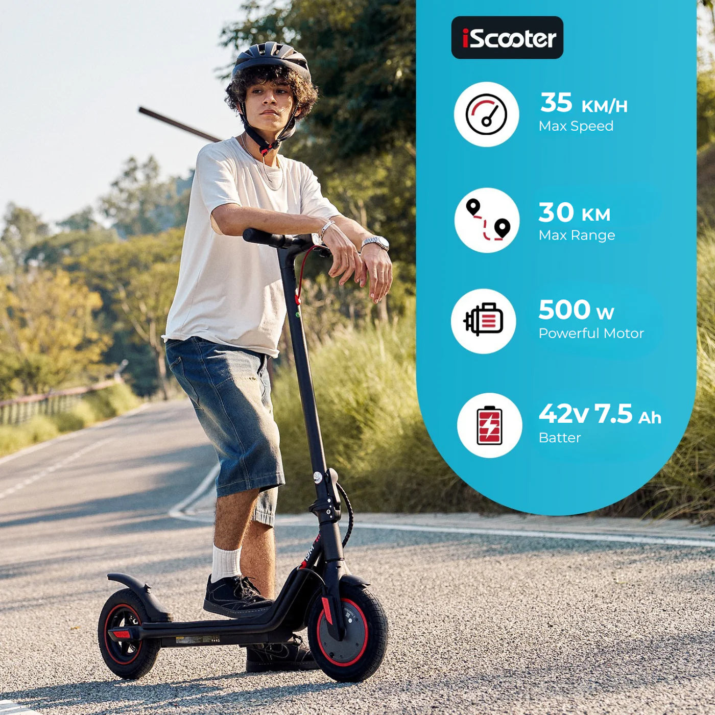 iScooter i9M 500W Commuting Electric Scooter